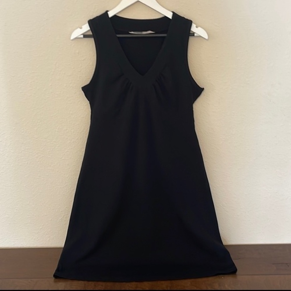 ATHLETA Organic Cotton Sleeveless V Neck Dress Sz. MD. - Picture 5 of 17